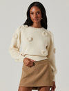 Wilessa Sweater in Cream