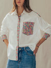 Pocket Full of Posies Top in White