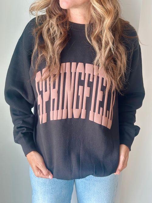 SPRINGFIELD Sweatshirt in Black & Brown