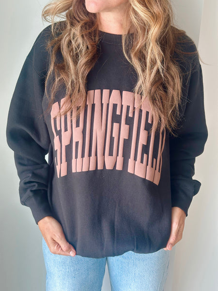 SPRINGFIELD Sweatshirt in Black & Brown