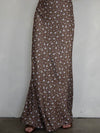 Aurora Skirt in Brown Floral