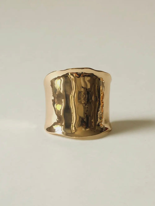 Thick Ponytail Cuff in Gold