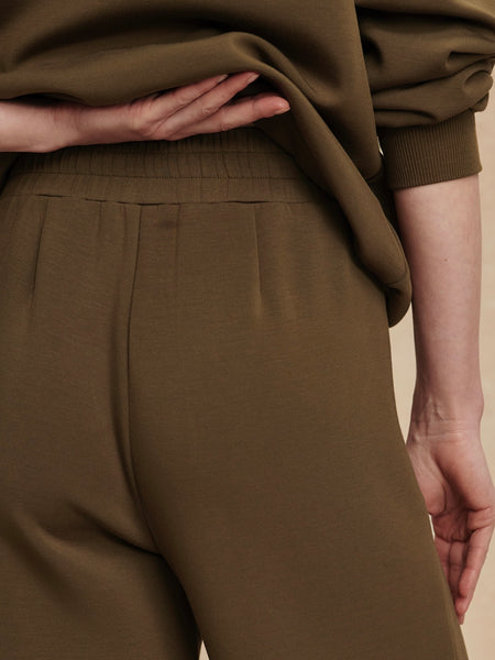The Extra Wide Leg Pant 29.5 in Military Olive