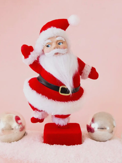 Retro Dancing Santa