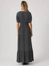 Dottie Maxi Dress in Navy