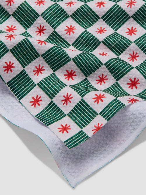 Jolly Grid Tea Towel