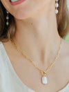 Baroque Pearl Toggle Necklace