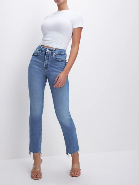 Soft Tech Good Legs Straight Jeans in Indigo514