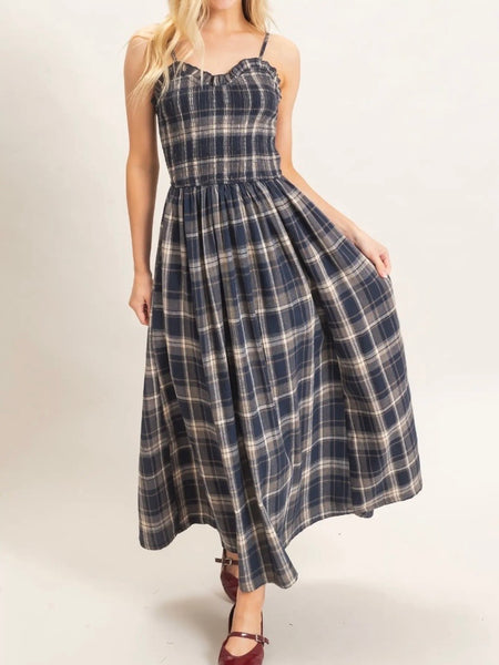 Kelsey Maxi Dress in Blush Multi