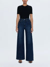 Lana High Rise Ultra Wide Jean in Elevation