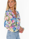 Suki Ruffle Top in Flower Shop