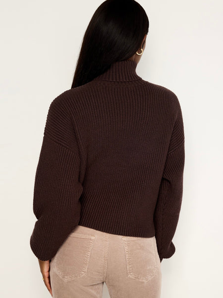 Heavy Cozy Turtleneck in Bark