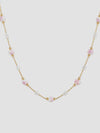 Chinoiserie Bead Necklace in Pink