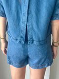 Lenora Shirt in Bleu Jean