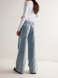 Breezy Denim Pull On Pant in Dusk