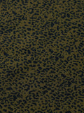 Printed Mockneck Shirt in Leopard Spot Green