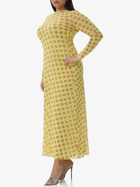 Paola Dress in Deco Dot