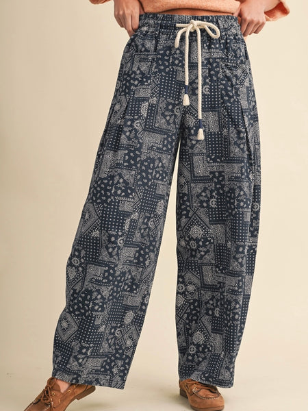 The Bruce Bandana Pant in Navy