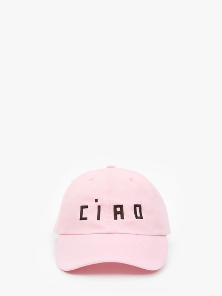 Baseball Hat in Light Pink Embroidered Ciao