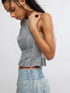 Sunfaded Top in Black & White Combo