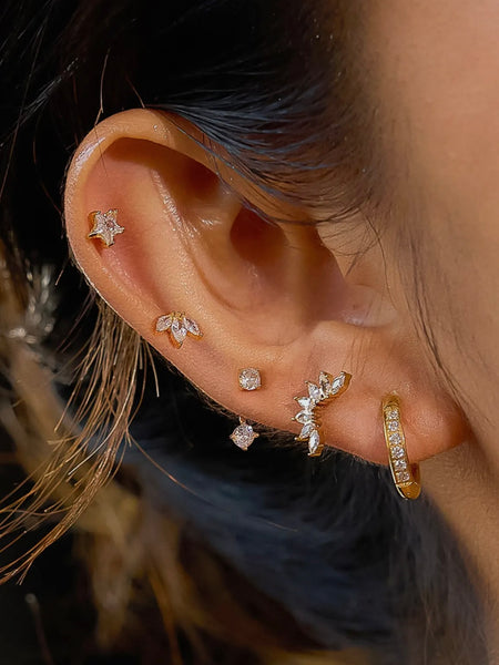 Novae CZ Mixed Earring Set