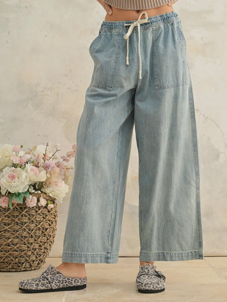 Sheer Intentions Pant in Taupe