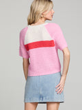 Delphine Sweater in Peony