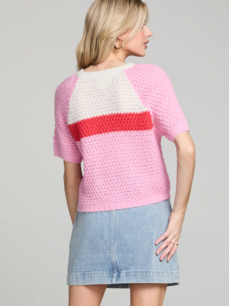 Delphine Sweater in Peony