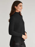 Stella Turtleneck Pullover in Black