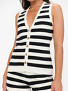 Kirby Top in Island Noir Stripe