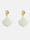 Coastal Coral Drop Earrings