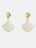 Coastal Coral Drop Earrings
