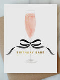 Bow Birthday Babe Card