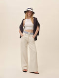 Agnes Denim Pants in White