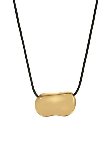 Pebble Necklace in Gold & Black