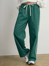 Down To Earth Stripe Pant in Green