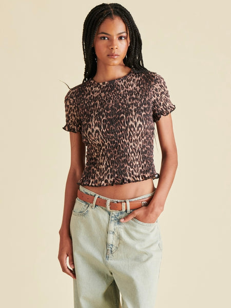 Fia Top in Fatique Cheetah