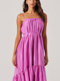 Elisha Dress in Magenta