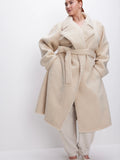 Uniform Trench Coat in Bone