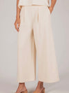 Butter Culotte Pants in Eggshell