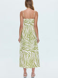 Bianca Smocked Dress in Safari Lime