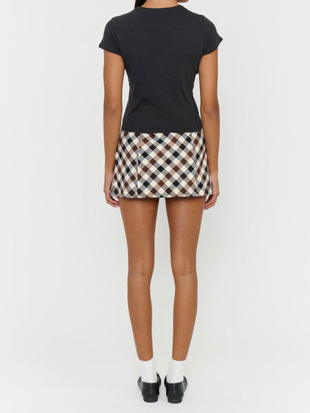 Gia Mini Skort in Spiced Plaid