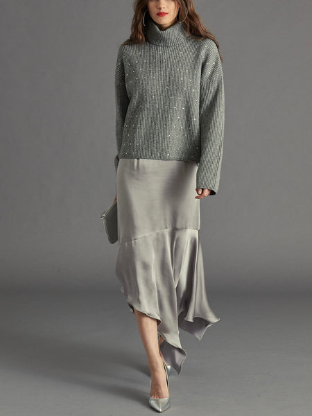 Theresa Sweater Dress in Terracotta