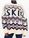 Ski In Sweater in Cream Ski Knit