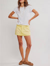 Galivanting Skort in Lemon Ice