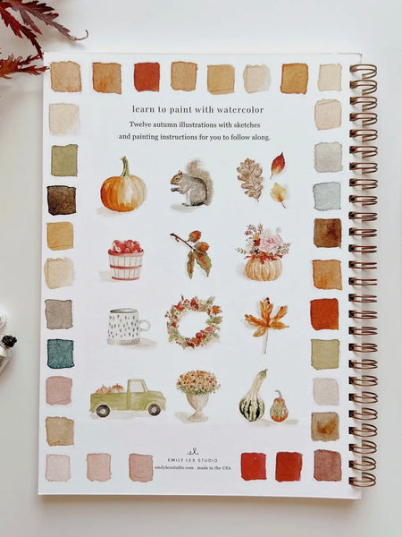 Autumn Watercolor Workbook