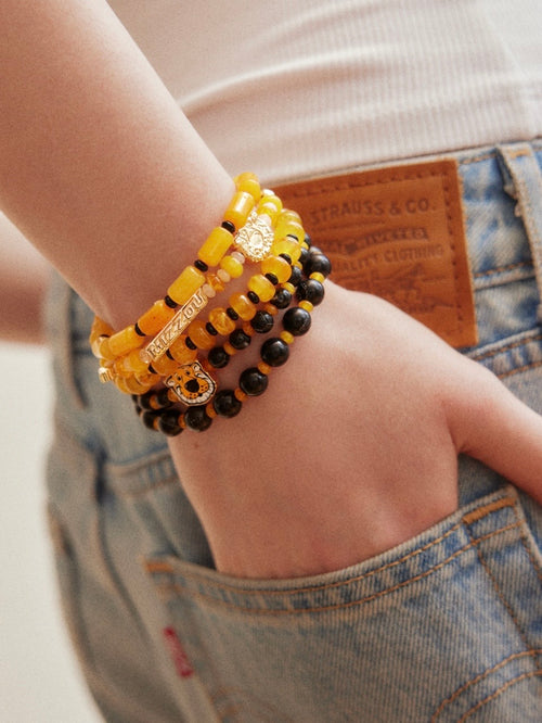 University of Missouri Beaded Stretch Bracelet Set