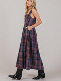 Plaid To The Bone Midi in Midnight Mix