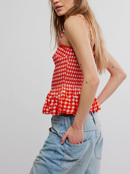 Sundance Tank in Red Combo