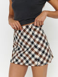 Gia Mini Skort in Spiced Plaid